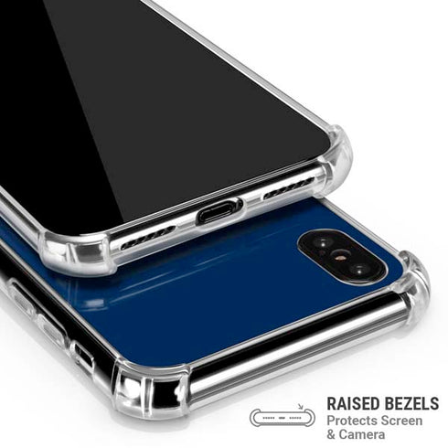 NFL Seattle Seahawks Blue Performance Series iPhone XS Max Clear Case